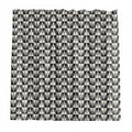 Barelli Woven Chevron Polyester Shower Curtain 180 x 180cm 12 Rings