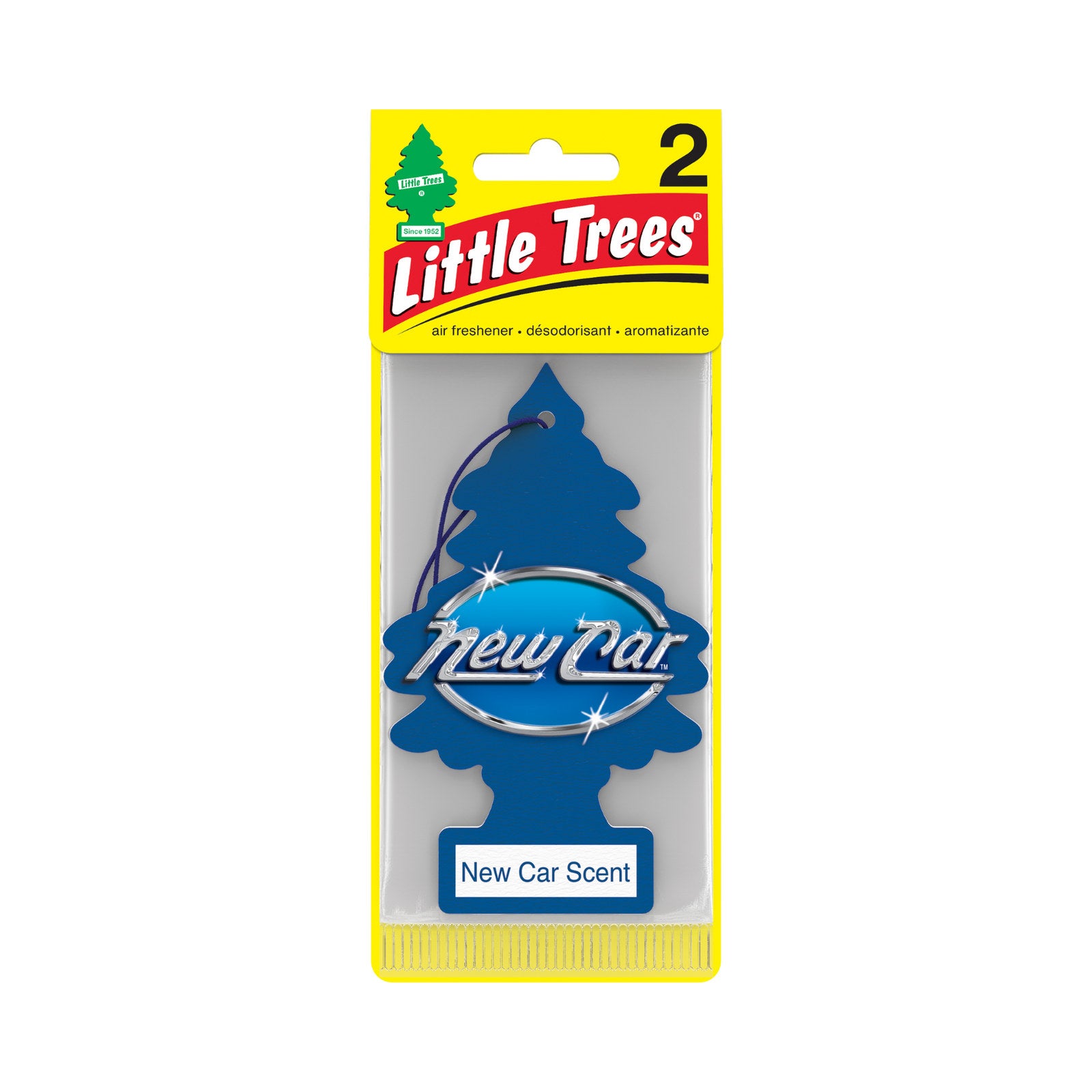 Little Trees New Car Hanging Tree Air Freshener 2 Pack for Car