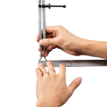 Empire 200mm Inside Spring Calipers - Carbon Steel, Lockable for Internal Measuring