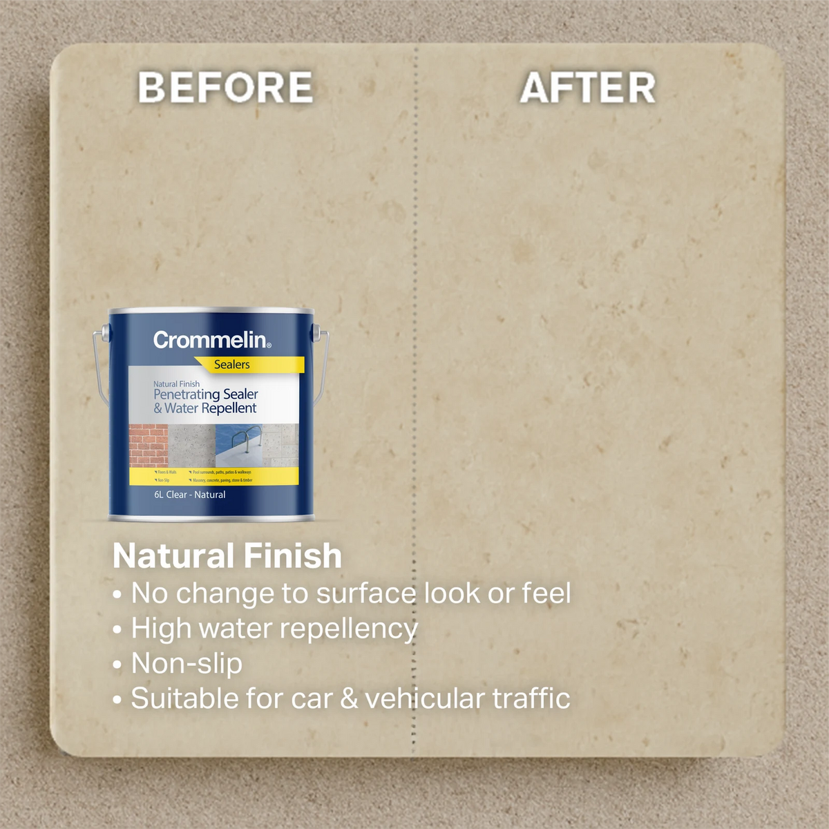 Crommelin 300g Natural Finish Penetrating Sealer & Water Repellent Sprayable Clear