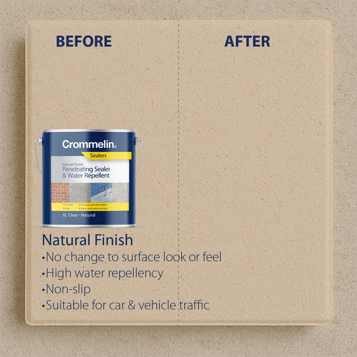 Crommelin 300g Natural Finish Penetrating Sealer & Water Repellent Sprayable Clear