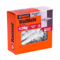 Ramset Nylon WallMate Plasterboard Anchor with Screws - 20 Pack, 24kg Hold