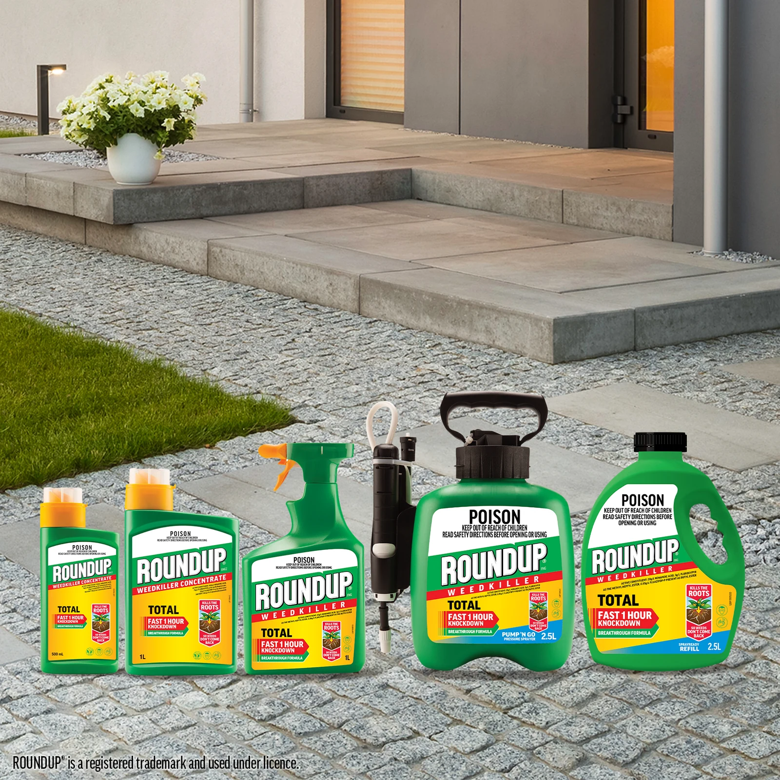 Roundup Total Weedkiller Concentrate 500ml