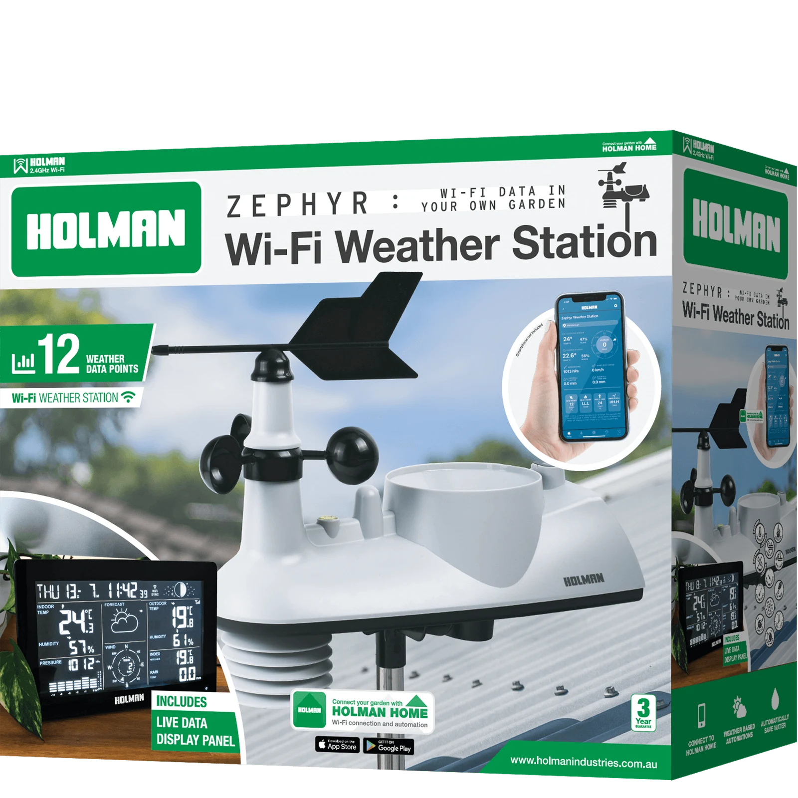 Holman Zephyr Wi-Fi Weather Station WS5092W