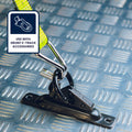 GRUNT Black Single E-Track Space Saver Plate, 900kg Lashing Capacity