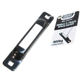 GRUNT Black Single E-Track Space Saver Plate, 900kg Lashing Capacity