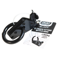 GRUNT 50mm Black O-Ring E-Track Fitting, 1350kg Lashing Capacity