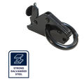 GRUNT 50mm Black O-Ring E-Track Fitting, 1350kg Lashing Capacity