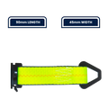 GRUNT 50mm x 18cm E-Track Tie Off with Black D-Ring, 1350kg Lashing Capacity