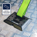 GRUNT Black E-Track Versatile Fixing Plate, 550kg Lashing Capacity