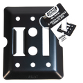 GRUNT Black E-Track Versatile Fixing Plate, 550kg Lashing Capacity