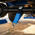 GRUNT Heavy Duty Axle Strap 50mm x 60cm Black, 4500kg Lashing Capacity
