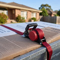 GRUNT 35mm x 5m Retractable Tie Down, 1000kg Lashing Capacity, Auto-Retract