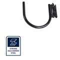 GRUNT Black E-Track Fitting with U Hook, 180kg Lashing Capacity