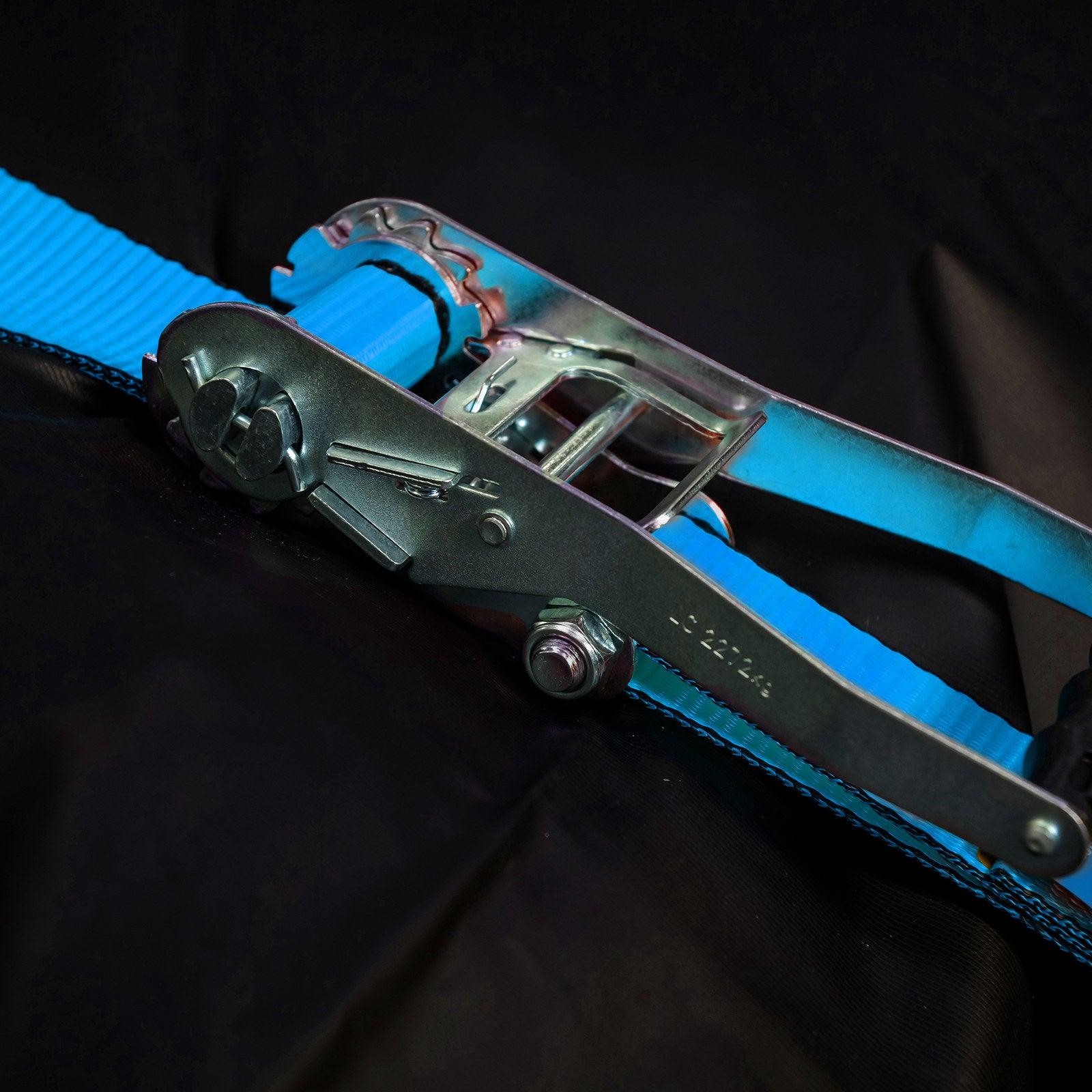 GRUNT 75mm x 10m Extreme Ratchet Tie Down, 5000kg Lashing Capacity, Polyester Webbing