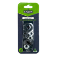 Saxon 18" Mower Blade & Bolt Set, 2 Pack, 12.7mm Hole, Suits Masport 18" Quadcut & Quickcut