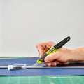 Ryobi Quick Change Hobby Knife with 3 Blades & Slide-Switch Blade Change