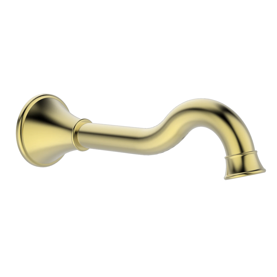 Mondella Maestro Classic Bath Spout Brushed Brass Lead Free Brass 6L/min 5 Star WELS