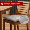 Mojo Sachin Outdoor Chair Cushion 44cm Light Grey Latte UV & Water Resistant