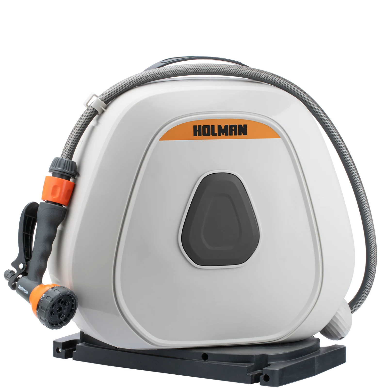 Holman 20m Portable Retractable Hose Reel with Ground Spikes - Auto Rewind