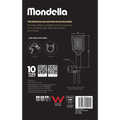Mondella Matte Black Rococo Multifunction Hand Shower Set 9L/min WELS 3 Star 4 Spray