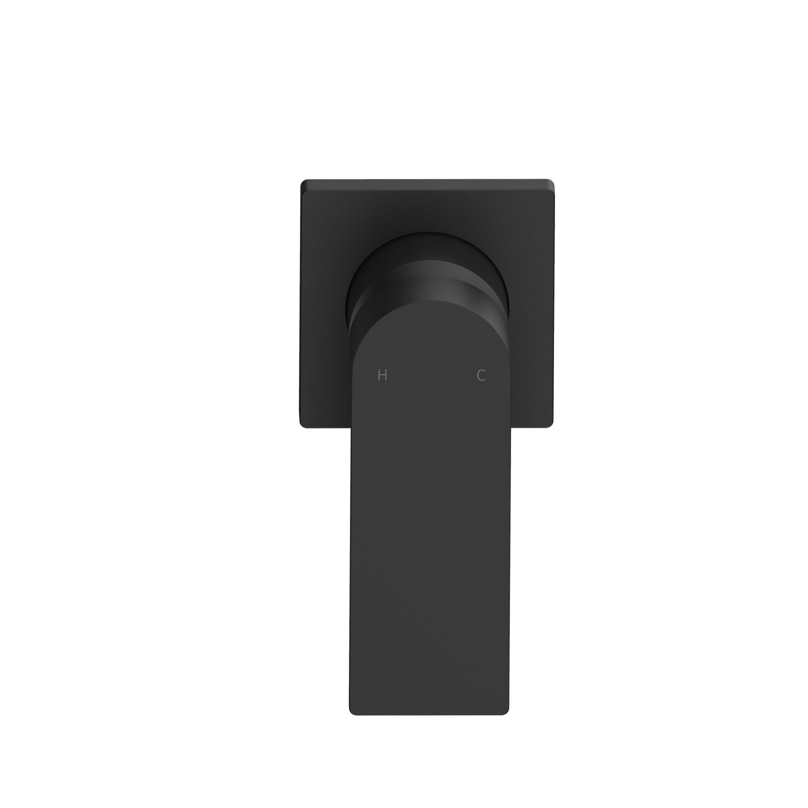 Mondella Matte Black Rococo Shower Mixer 304 Stainless Single Lever Inwall 35mm