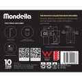 Mondella Matte Black Rococo Shower Mixer 304 Stainless Single Lever Inwall 35mm