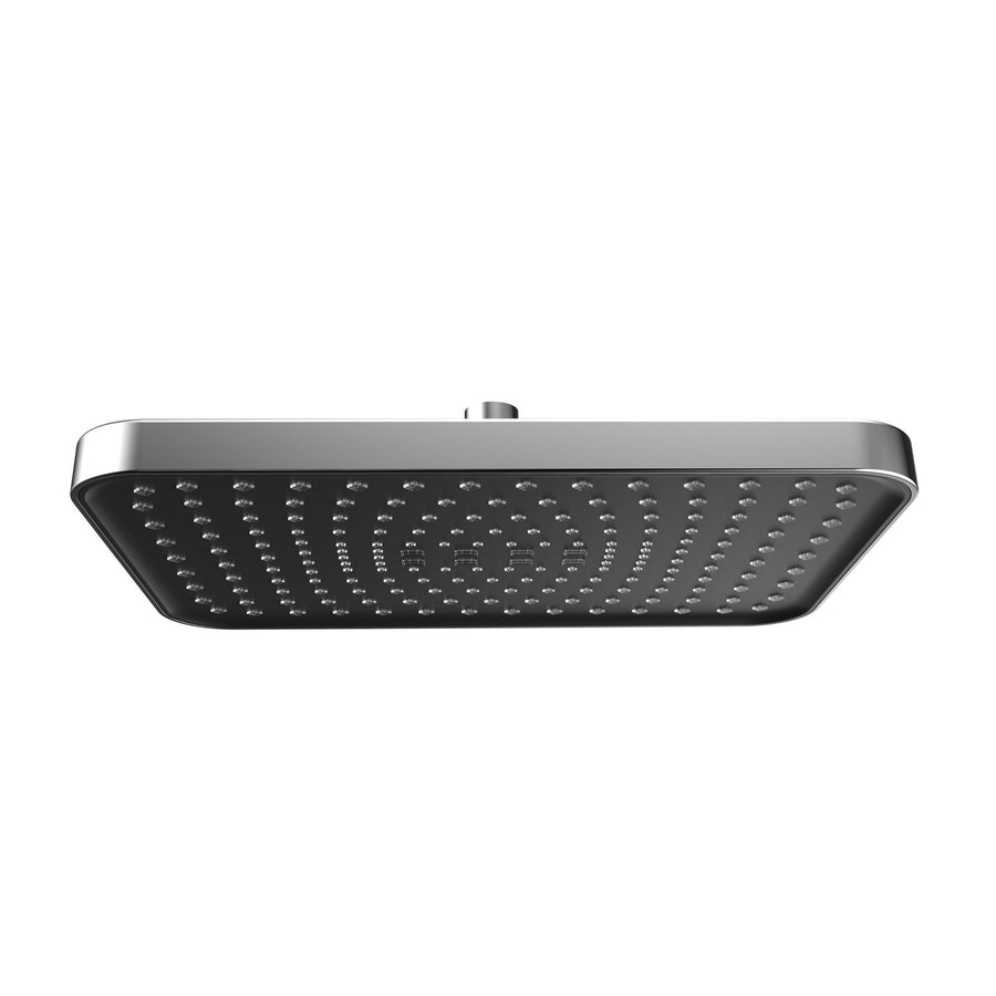 Mondella Chrome Rococo Rectangular Rain Shower Head 300mm 9L/min WELS 3 Star