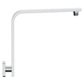 Mondella Chrome Rococo Curved Shower Arm 304 Stainless Horizontal