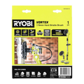 Ryobi Hard Bristle Power Scrubber Brush 178mm Outdoor Cleaning Brush