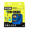 Ryobi Soft Bristle Power Scrubber Brush 178mm Light Duty Cleaning Brush