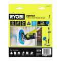 Ryobi Soft Bristle Power Scrubber Brush 178mm Light Duty Cleaning Brush
