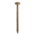 Bremick XTP 18g x 125mm TechnoGuard Tan T40 Serrated Washer Head Construction Screw - 25 Pack
