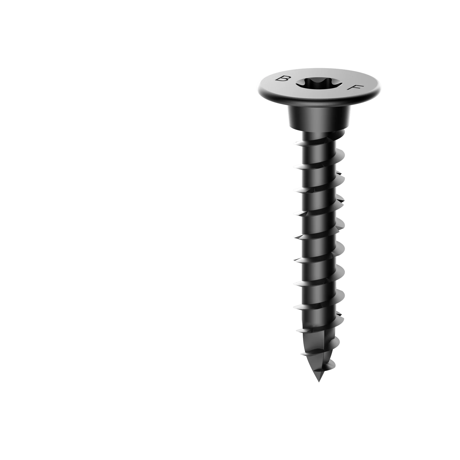Bremick XTP 18g x 45mm TechnoGuard Black T40 Washer Head Post Screw - 100 Pack