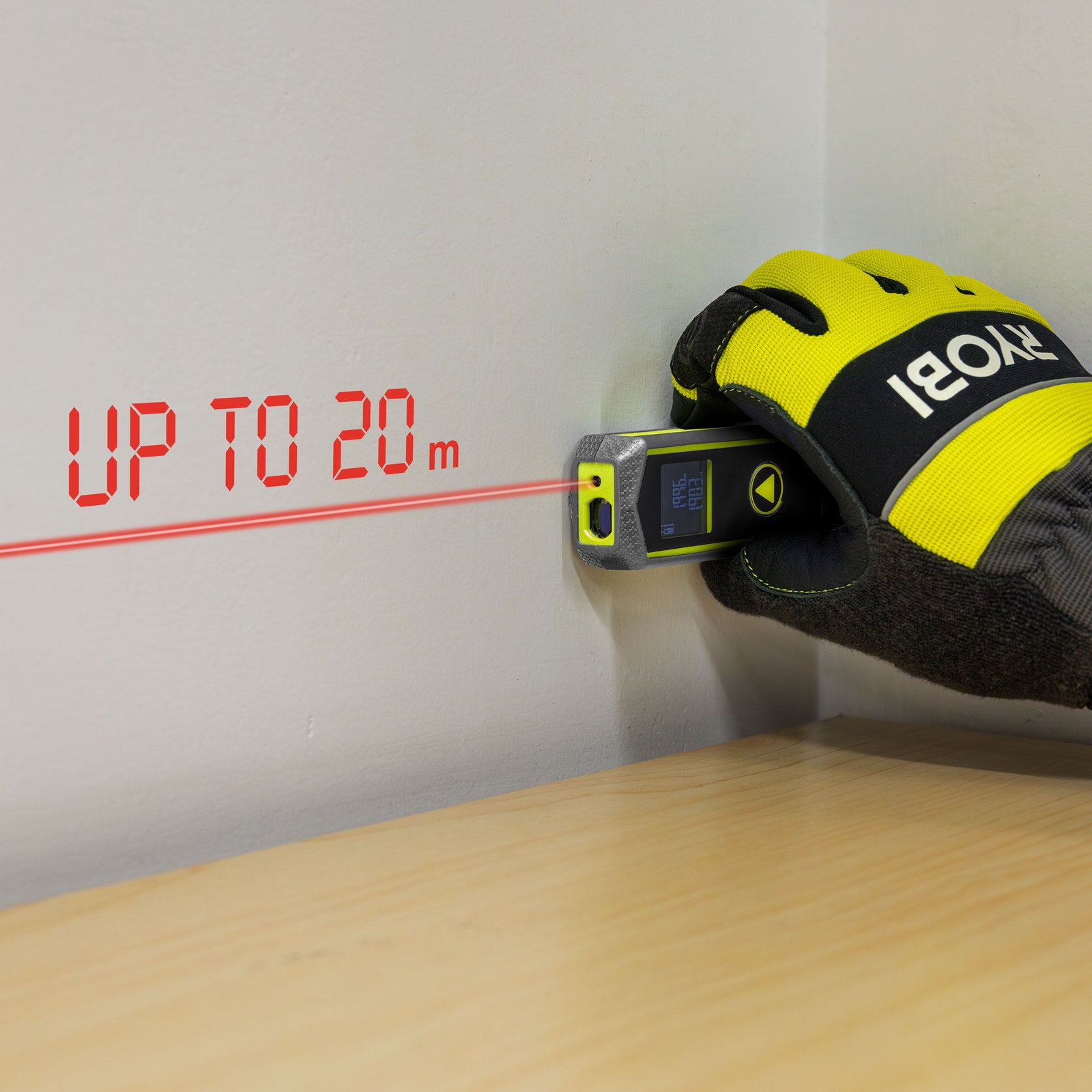 Ryobi 20m Laser Distance Measurer RLM20