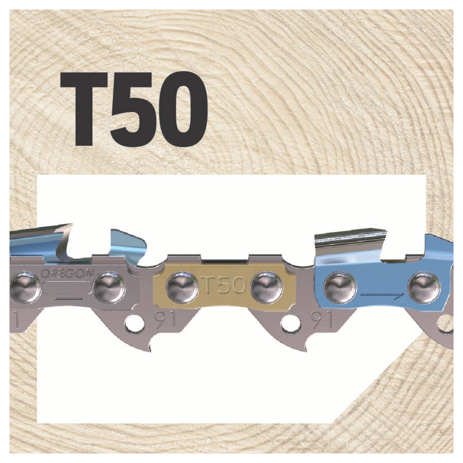 Oregon T50 14" Pro Series Chainsaw Chain, 50 Drive Links