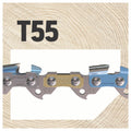 Oregon T55 16" Pro Series Chainsaw Chain, 55 Drive Links