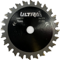 Ultra Tuff 76mm 24 Teeth Tungsten Carbide Tipped Timber Cutting Blade