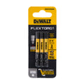 DeWALT FLEXTORQ 57mm HEX6 Impact Screwdriver Bit 3 Pack DWAF2HX6IR3