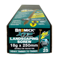 Bremick XTP 18g x 250mm T40 Technoguard Landscape Screws 25 Pack