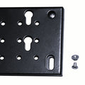 StorEase 540 x 100mm Black Wall Storage System Universal Fit Hook Panel