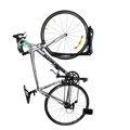 StorEase Wall Storage System Roll-On Bike Rack, Black Powder Coated Steel, 35kg, Indoor
