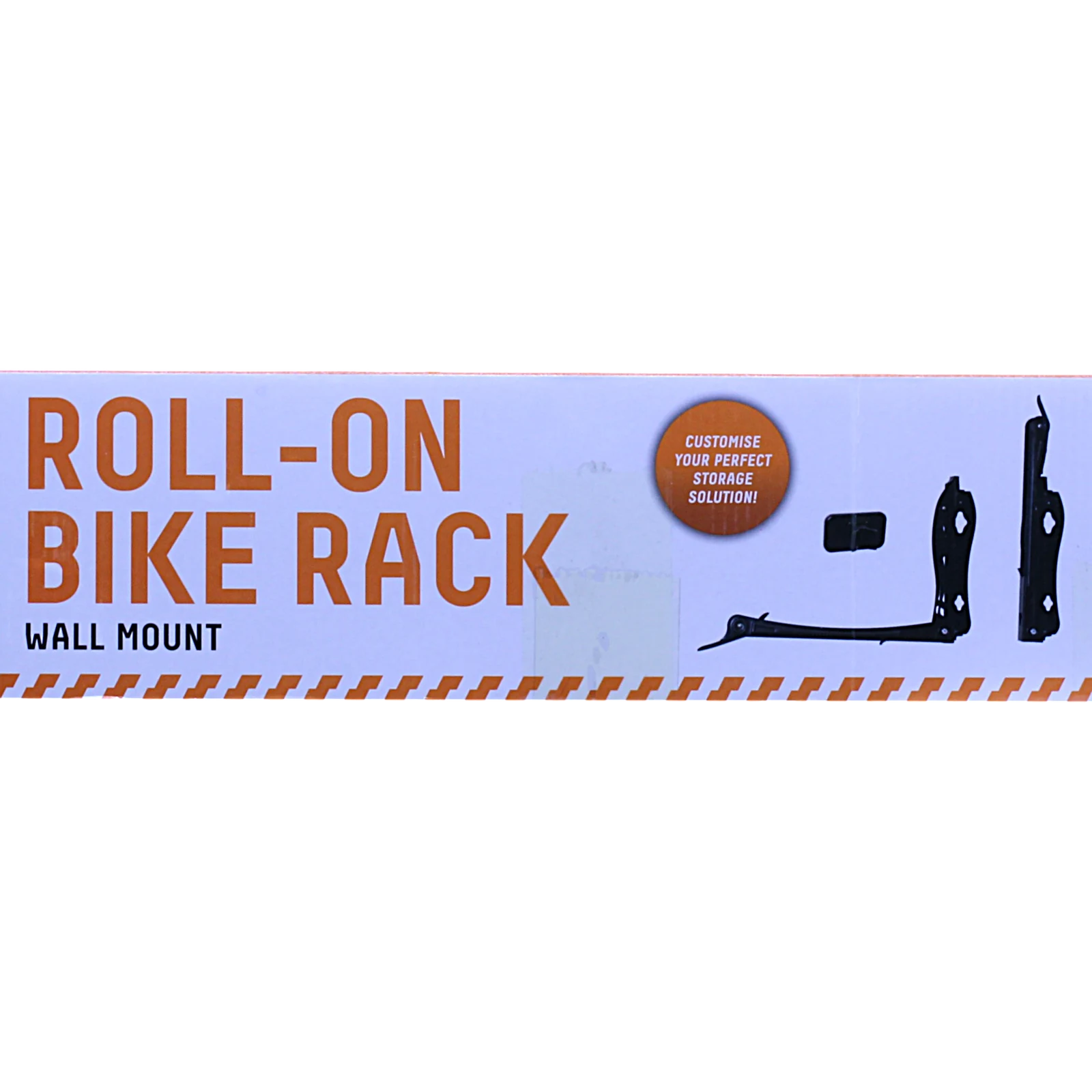 StorEase Wall Storage System Roll-On Bike Rack, Black Powder Coated Steel, 35kg, Indoor