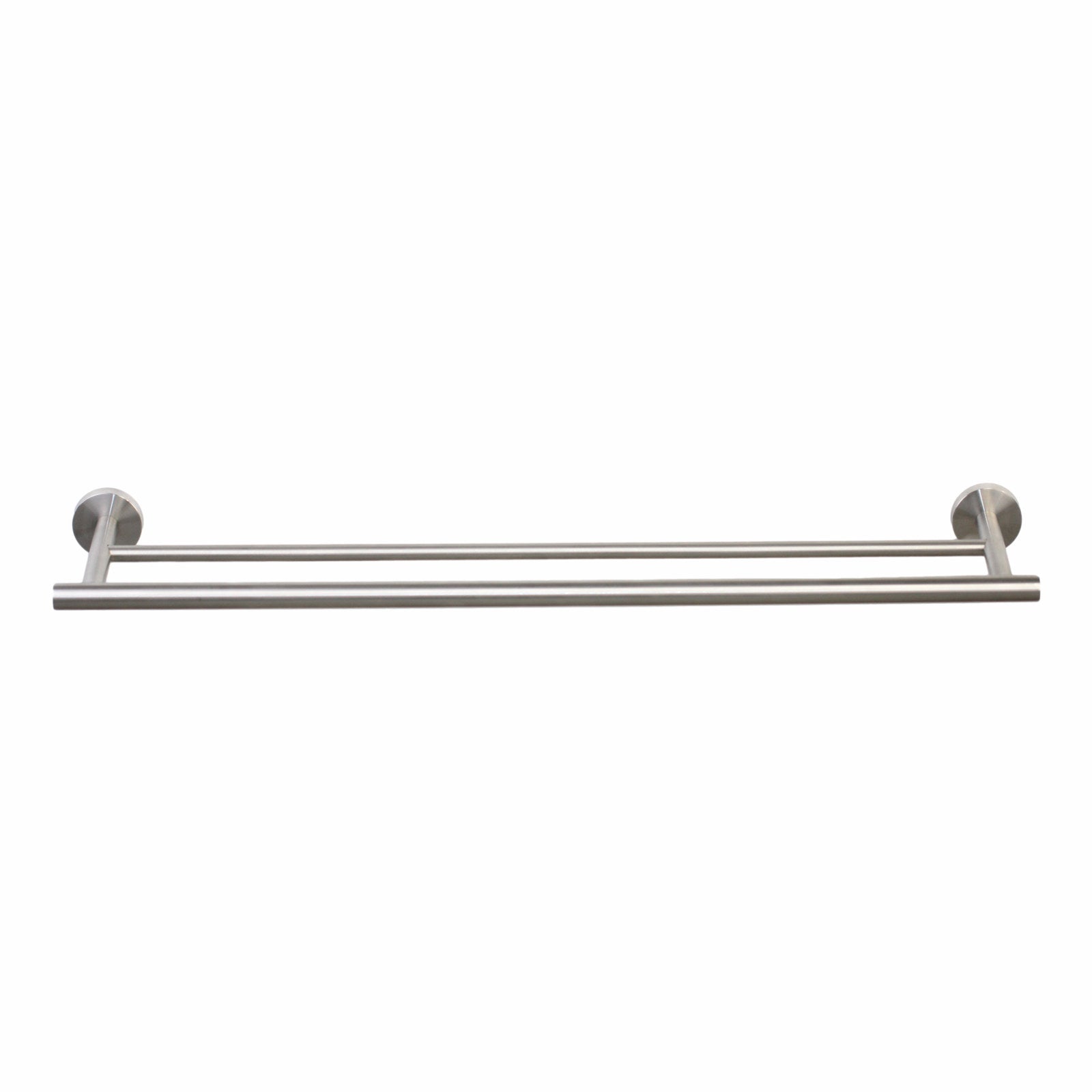 Barelli Toscana Double Towel Bar 90cm Satin Nickel Stainless Steel 2 Rail