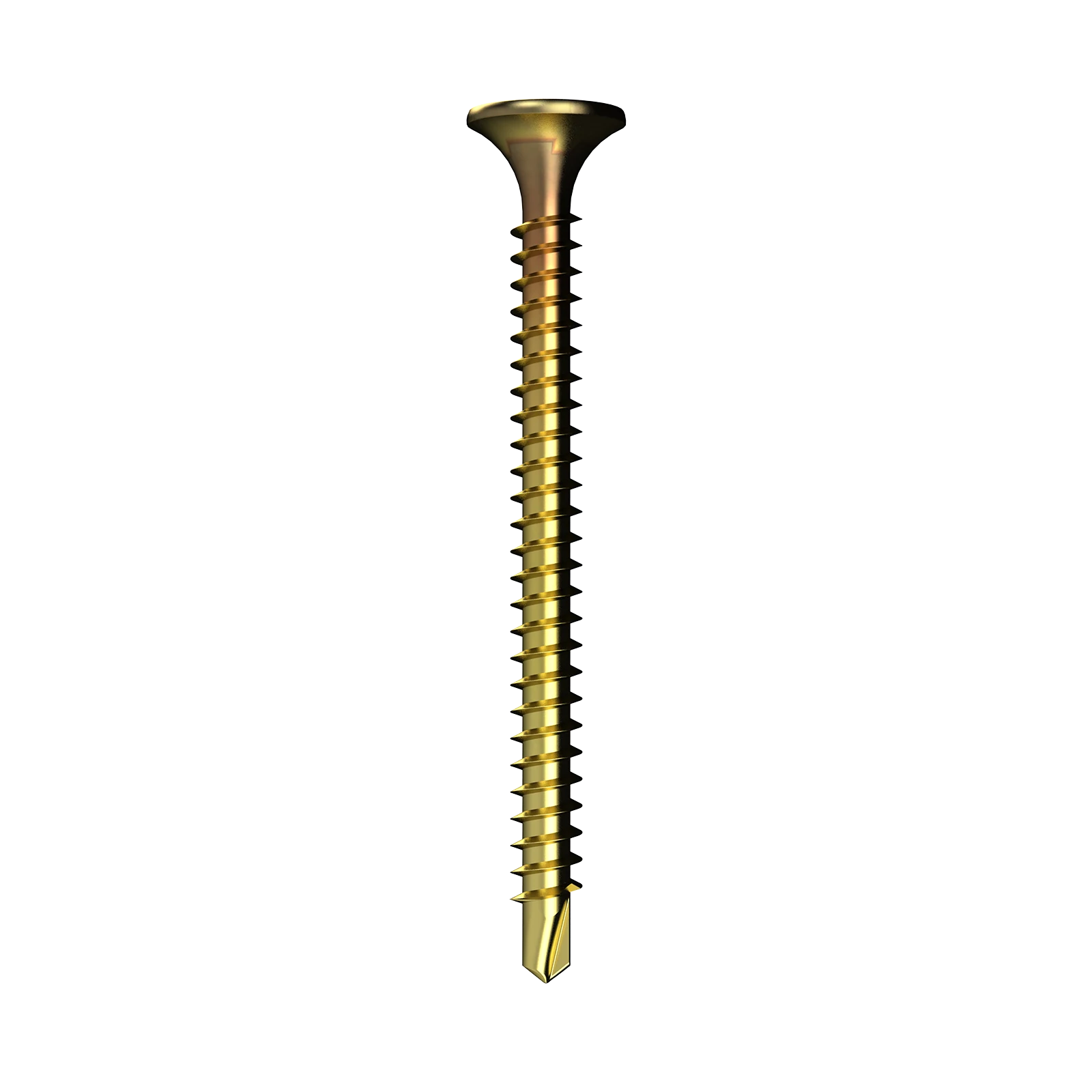 Bremick Collated Plasterboard Screws 6g x 30mm Yellow Zinc Bugle Head Fine Thread 1000 Pack