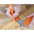 Bahco 250mm Carpenter Square with Stainless Steel Blade and Sliding Marker