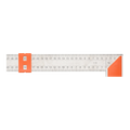 Bahco 400mm Carpenter Square with Stainless Steel Blade and Sliding Marker