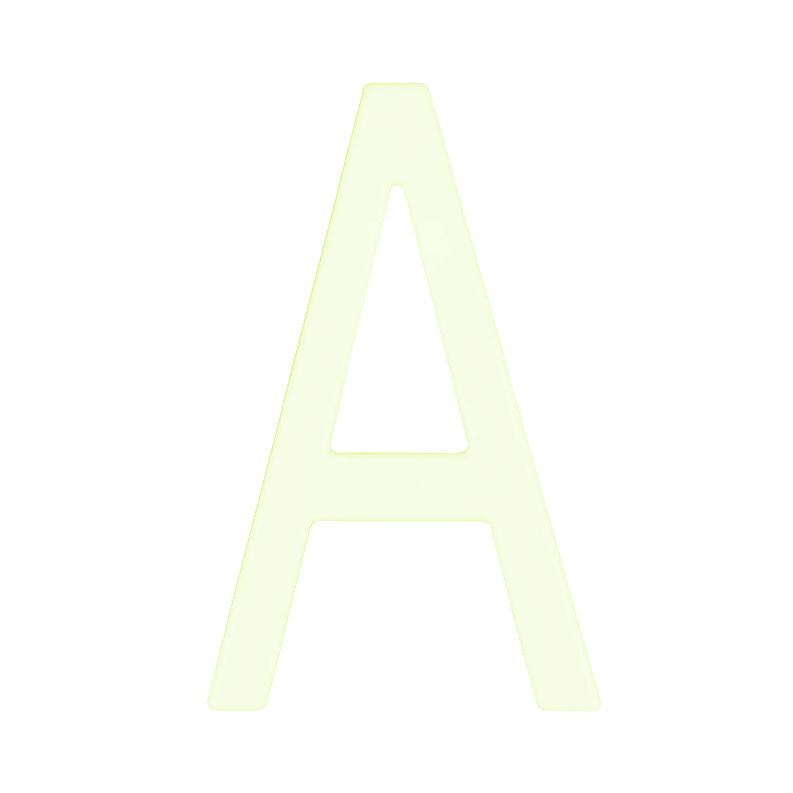Sandleford Glow in Dark Acrylic House Letter A 90mm