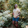 Green Hip Original Gardener Shorts Green Size 10 Women's Cotton Stretch