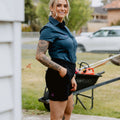 Green Hip Original Shorts Black Size 16 Women's Cotton Stretch